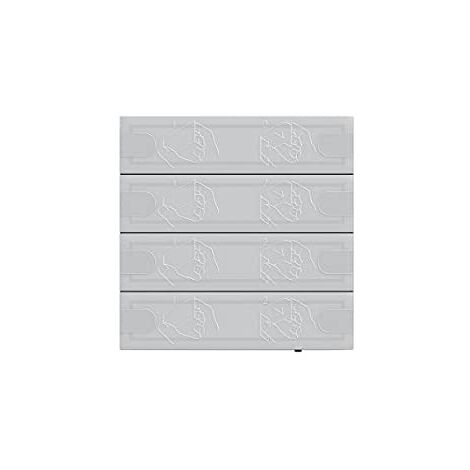 GIRA 5004028 KNX TASTSENSOR 4 KOMFORT 4FACH, ANTHRAZIT