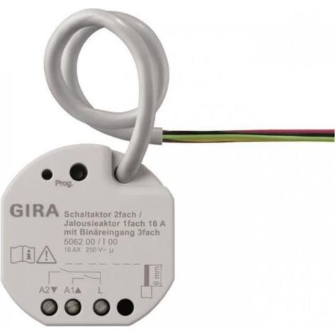 GIRA 506200 Schalt-/Jal.aktor 2f/1f 16 A UP KNX Secure (506200)