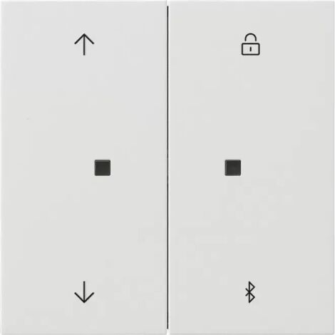 GIRA 5367112 SYSTEM 3000 JALOUSY OBERFLÄCHENSCHALTER + BLUETOOTH TIMER REINWEISS GLÄNZEND