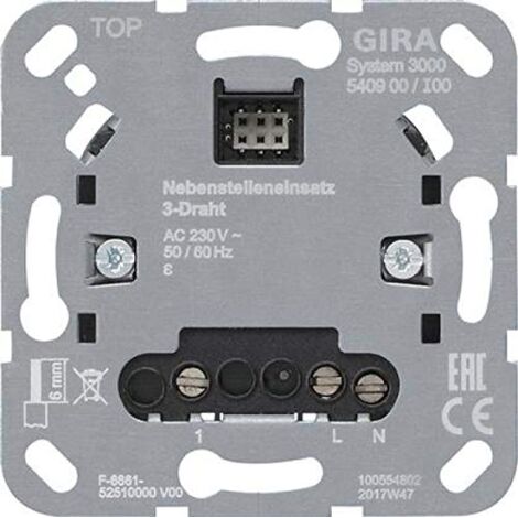 Gira 540900 S3000 Interruttore compatto nero domotico