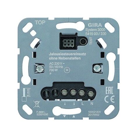 Gira 541500 S3000 module de commande argenté
