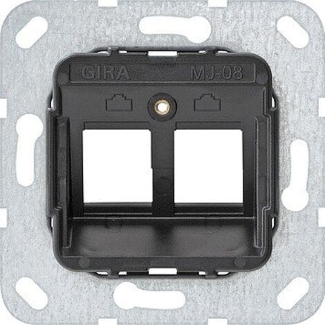 GIRA, 560800, JACK MODULAIRE À 8, BAGUE DE SUPPORT 2 FOIS