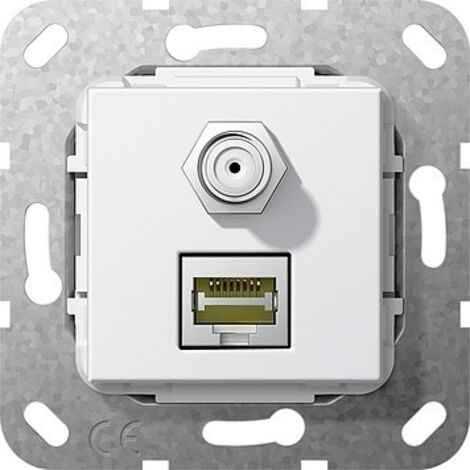 GIRA 569703 MJ RJ45 CAT 6A 10 GB, SAT F GENDER CH. E