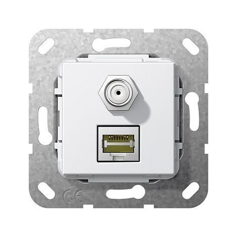 GIRA 569703 MJ RJ45 CAT 6A 10 GB, SAT F GENDER CH. E