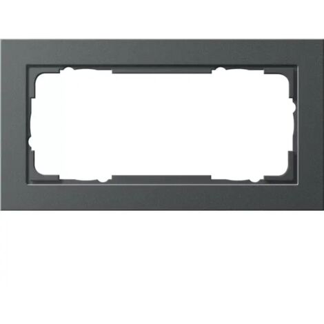 Gira Abdeckrahmen 2f o.M. Gira E2 Anthrazit 100223