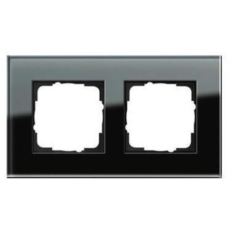 Gira Abdeckrahmen 2f. sw-glas Esprit 021205
