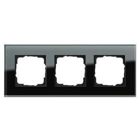 Gira Abdeckrahmen 3f Gira Esprit G Schwarz [021305], 0213 05