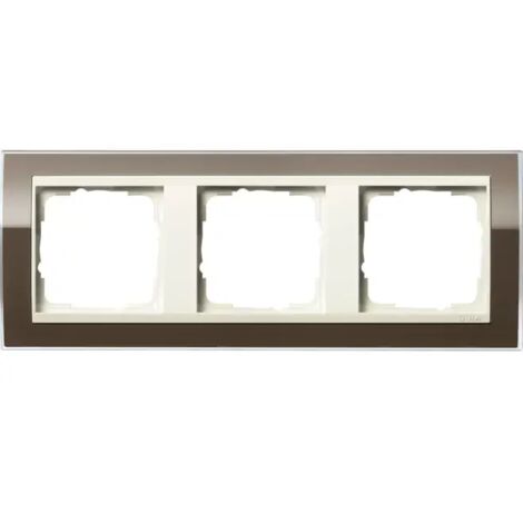 Gira Abdeckrahmen 3f Zwischenr. CW Gira Event Klar Braun 0213761