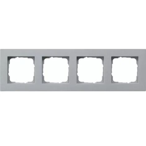 Gira Abdeckrahmen 4f flach Gira E2 F Alu 0214255