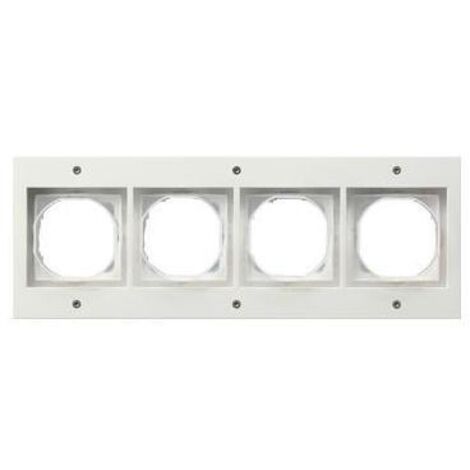 Gira Abdeckrahmen 4f Gira TX44 (WG UP) Reinweiß [021466], 0214 66