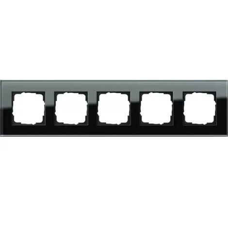 Gira Abdeckrahmen 5f Gira Esprit G Schwarz 021505