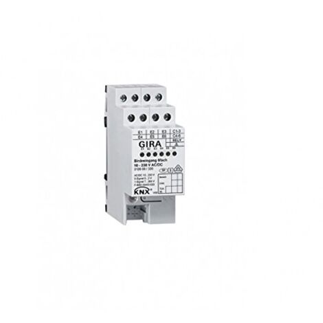 Gira Binäreing. 6f 10 - 230 V AC/DC KNX REG [212600], 2126 00