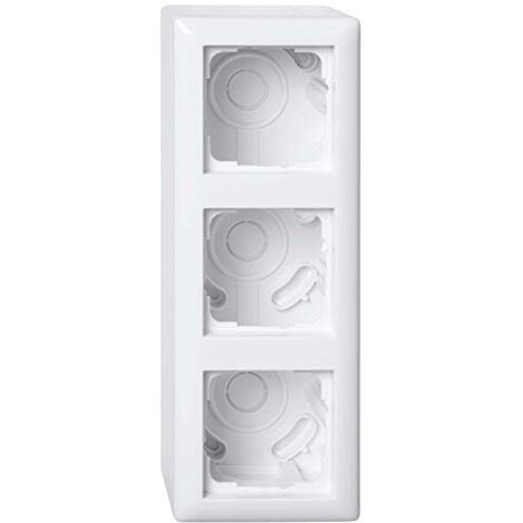 Gira Boîtier S01 blanc pour installation électrique saillie