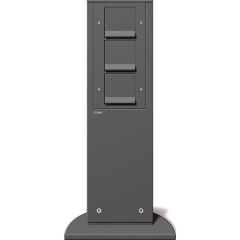 Gira Colonna E 3x SCHUKO SP 491 mm Gira Colonna energia Antracite [134128], 1341 28