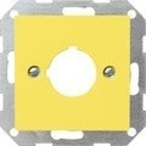 Gira Copr. Anello di supporto Pulsante Ø 22,5 mm System 55 Giallo [027102], 0271 02