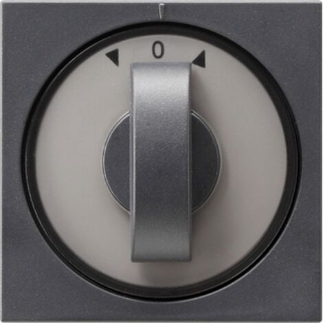 Gira Copr. manopola Tempo + Tapparella System 55 Antracite [066628], 0666 28