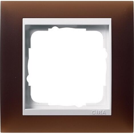 Gira Cornice di copertura 1f Intermedio RW Gira Event Opaco Marrone scuro [0211331], 0211 331