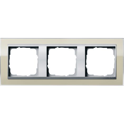 Gira Cornice di copertura 3f Anello interm. F Alu Gira Event Klar Sand [0213776], 0213 776