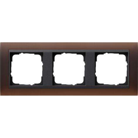 Gira Cornice di copertura 3f Interm. AN Gira Event Opaco Marrone scuro [021313], 0213 13