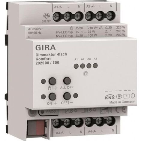 Gira Dimmaktor 4-f. REG KNX Secure 202500 (202500)