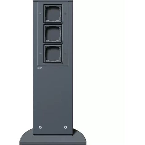 Gira E-Säule 3x Leereinheit 491 mm Gira Energiesäule Anthrazit [134528], 1345 28