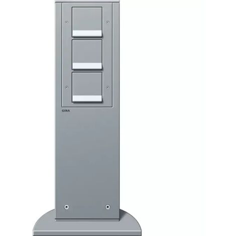 Gira E-Säule 3x SCHUKO SP 491 mm Gira Energiesäule F Alu [134126], 1341 26