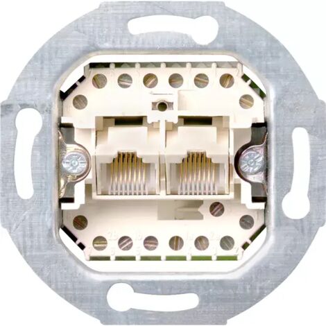 GIRA  Einsatz UAE-/IAE-/ISDN-Steckdose Standard 55, E2, Event Klar, Event, Event Opak, Esprit, Class