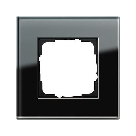 Gira Esprit 1fach Rahmen Plaque de finition noire 95x95 mm