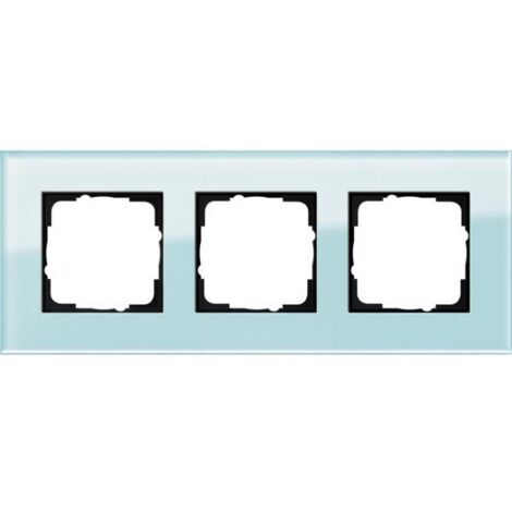 GIRA Esprit Glas Blu placca per interruttori e coperchio per presa