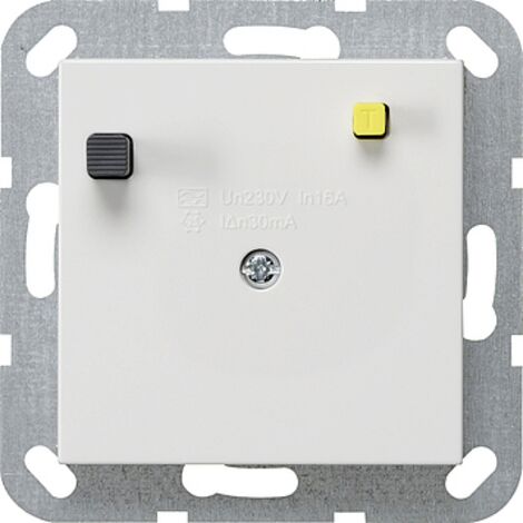 Gira Interruttore differenziale 30 mA System 55 Bianco puro [266403], 2664 03