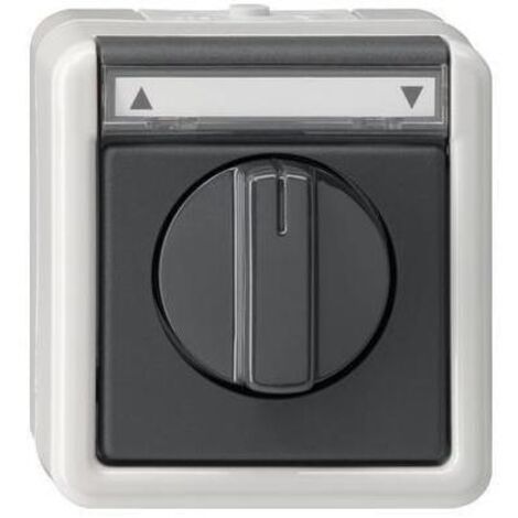 Gira Jalousieschalter -Einsatz gr/bl-gn WG AP 015430 Drehkn IP44 BSF 1p
