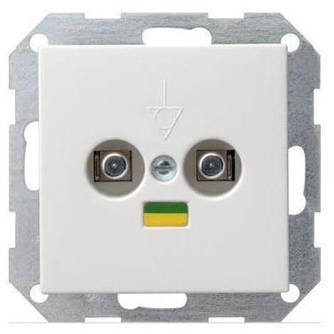 Gira Potenzialausgleich-Dose 2f System 55 Reinweiß [040503], 0405 03