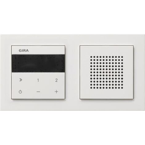 Gira Radio da incasso IP Altoparlante + Telaio E2 Gira E2 [232029], 2320 29