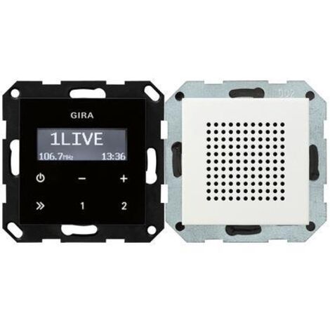 Gira Radio UP RDS Altoparlante System 55 Bianco puro m [228027], 2280 27