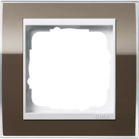 Gira Rahmen 0211763 1fach + ZR rw Event Klar Braun