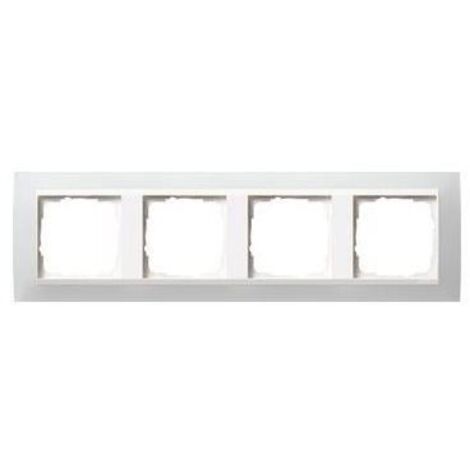 Gira Rahmen 0214334 4fach + ZR rw Event Opak weiss