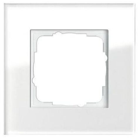 Gira Rahmen 1-fach weiß glas Esprit 021112