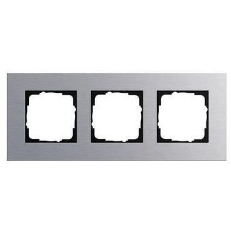 Gira Rahmen 3-fach alu Metall Esprit 021317