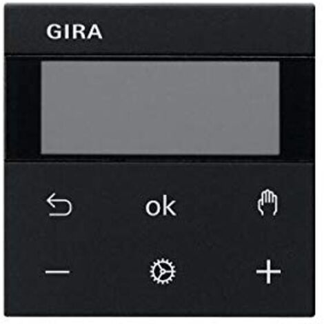 Gira RTR BT System régulateur de température noir