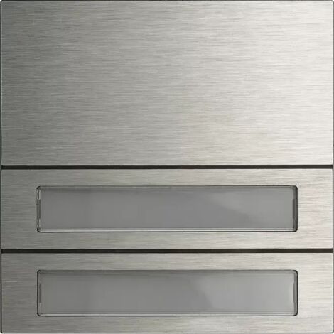Gira Ruftastenmodul 2f System 106 Edelstahl [5532920], 5532 920