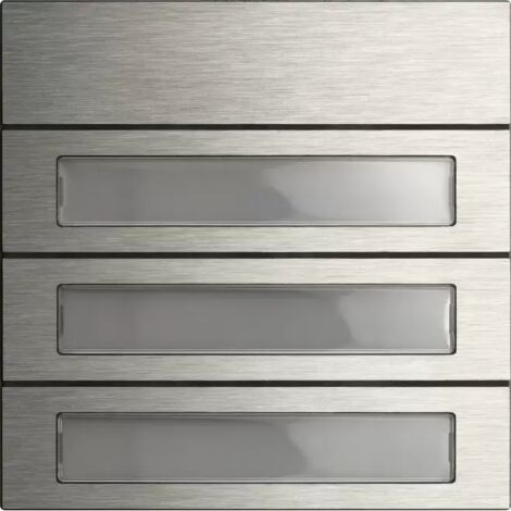 Gira Ruftastenmodul 3f System 106 Edelstahl 5533920