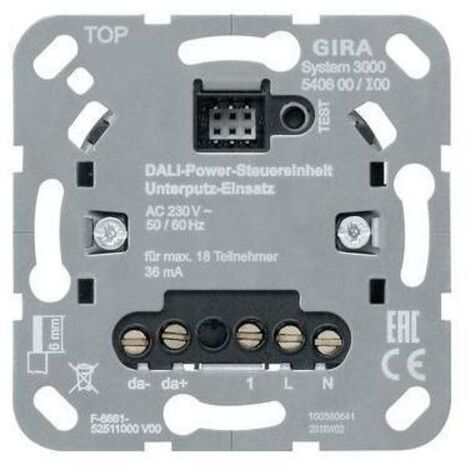 Gira S3000 DALI Power-Steuereinheit UP-Eins. Einsatz [540600], 5406 00