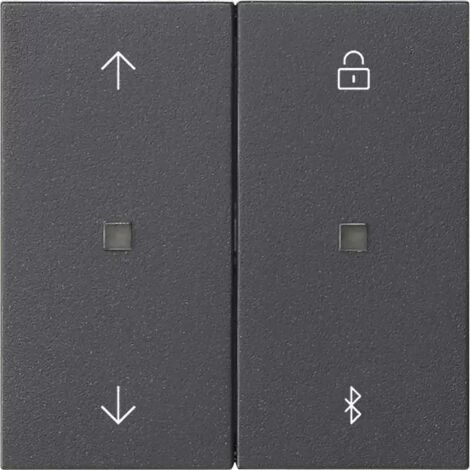 Gira S3000 Jal.-/Schaltuhr BT Pfeile System 55 Anthrazit [536728], 5367 28