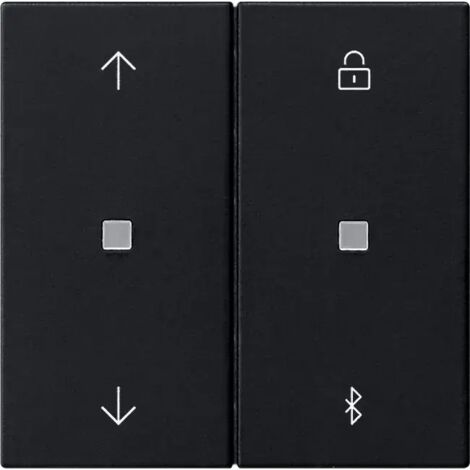 Gira S3000 Jal.-/Schaltuhr BT Pfeile System 55 Schwarz m [5367005], 5367 005
