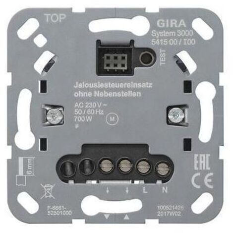 Gira S3000 Jal.steuereins. o.Nebenst.eing. Einsatz [541500], 5415 00