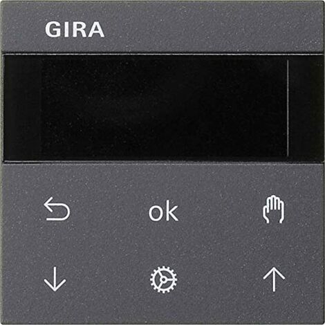 Gira S3000 Tapparelle-/Interruttore orario Display System 55 Antracite [536628], 5366 28