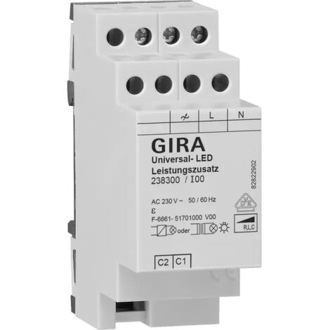 Gira S3000 Uni-LED-Lstg.zusatz REG Elektronik [238300], 2383 00