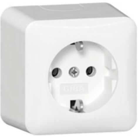 Gira SCHUKO-Steckd.+Montagepl. 444013