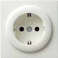 Steckdosen-Kombination 2-fach Schuko- Kopp HK 07 2USB-Steckdose polarweiß gl