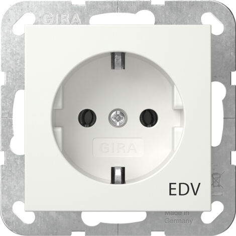 Gira Steckdose Aufdruck EDV 445803